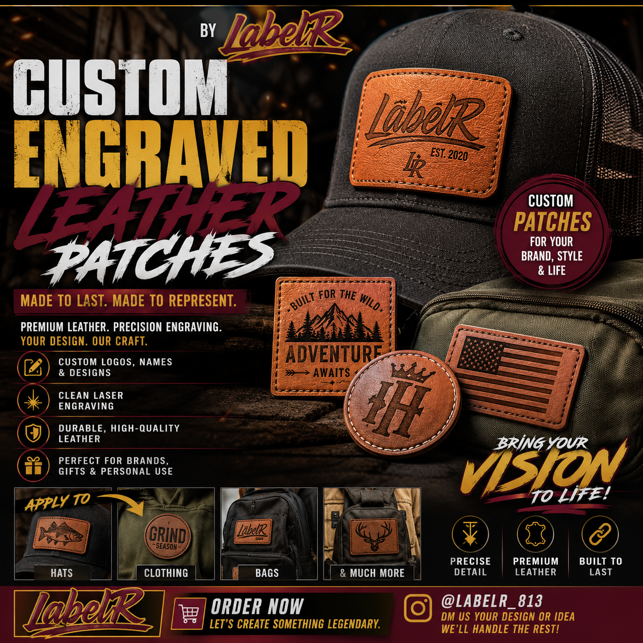 Custom Leather Patches