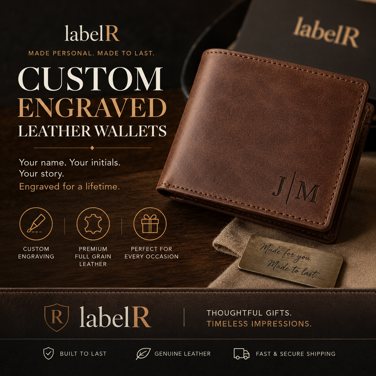 Custom Engraved Wallets