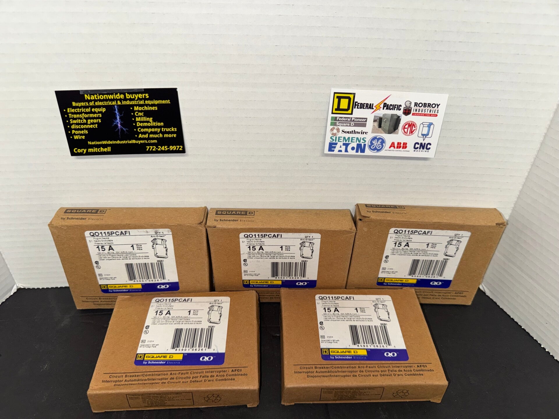Square D 15A Single-Pole Plug-On Neutral Arc Fault Circuit Breaker (QO115PCAFI)