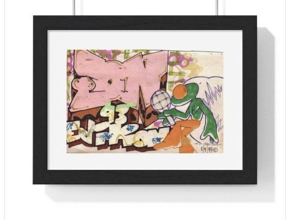 Eon93edition Illustration Horizontal Framed Poster | Urban Street Art