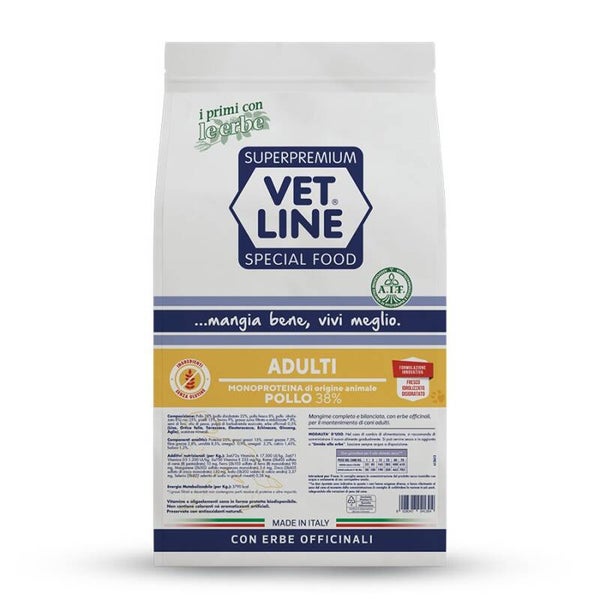 Croccantini Vet Line adulti 12.5 kg (gusto pollo)