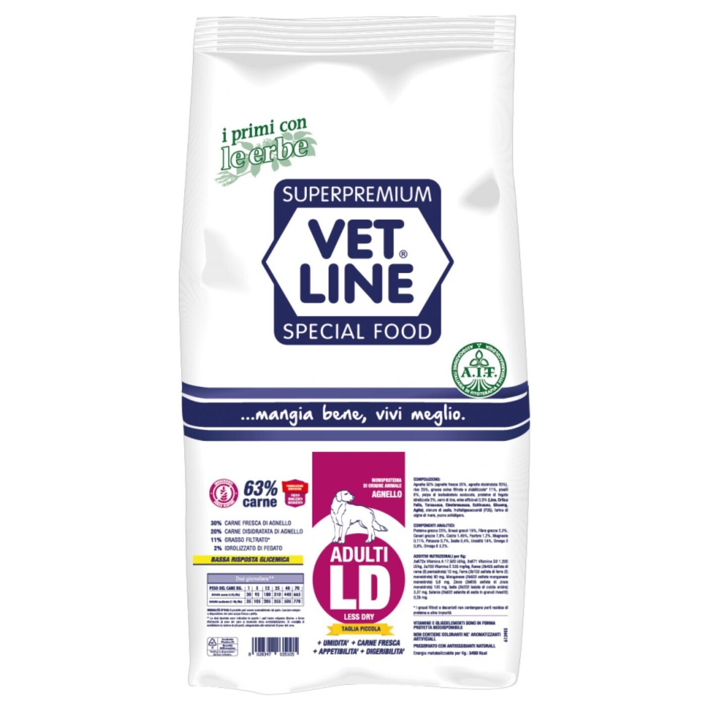 Croccantini Vet Line LD adulto 3 kg