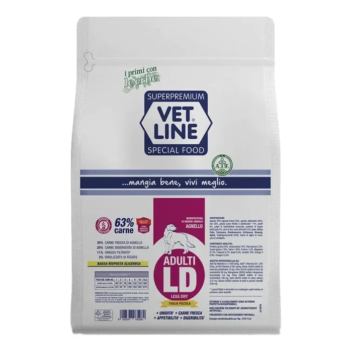 Croccantini Vet Line LD taglia piccola 800 g (gusto agnello)