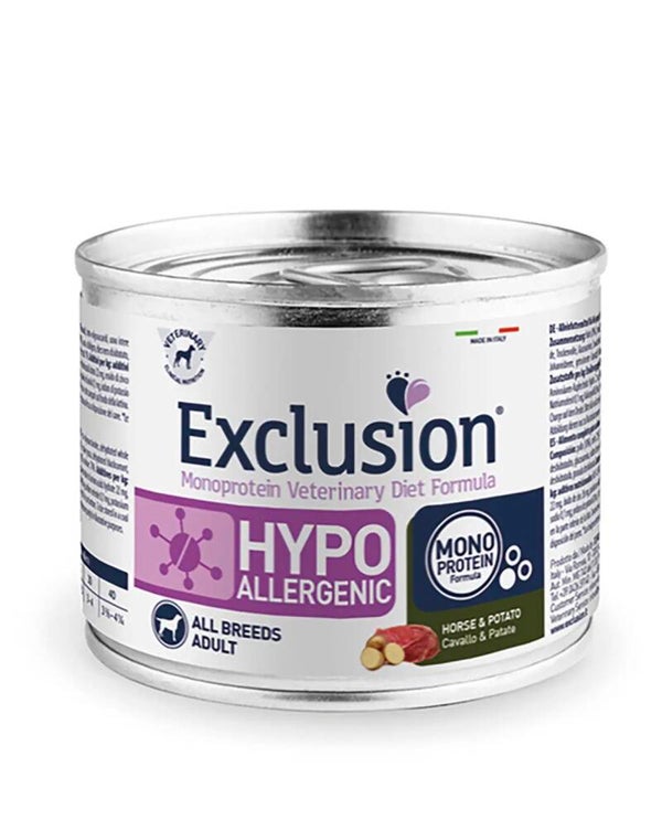 Exclusion Hypoallergenic lattine cane 200g
