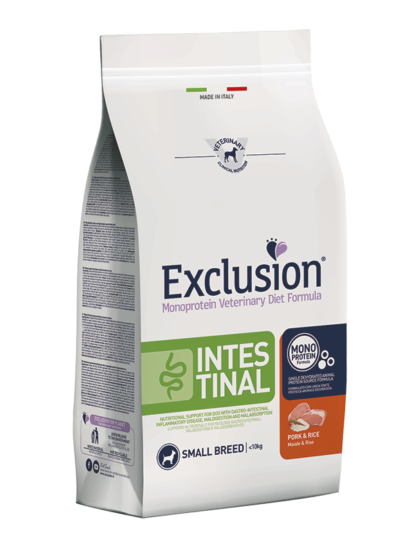 Croccantini Exclusion cane Intestinal small 2 kg