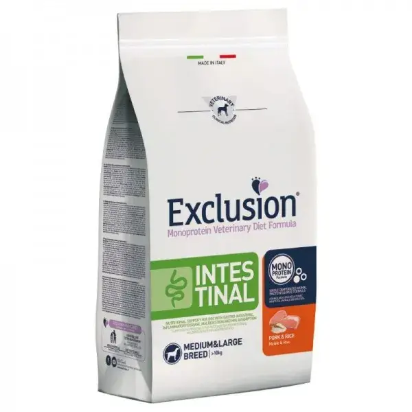 Croccantini Exclusion cane Intestinal medium 12 kg