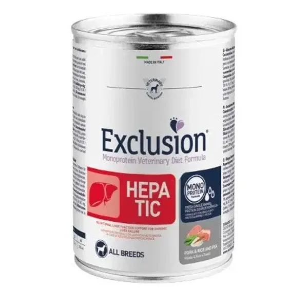 Exclusion lattine cane Hepatic 400 g