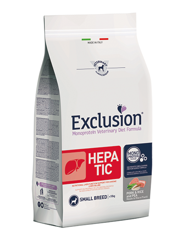 Croccantini Exclusion cane Hepatic small 2 kg
