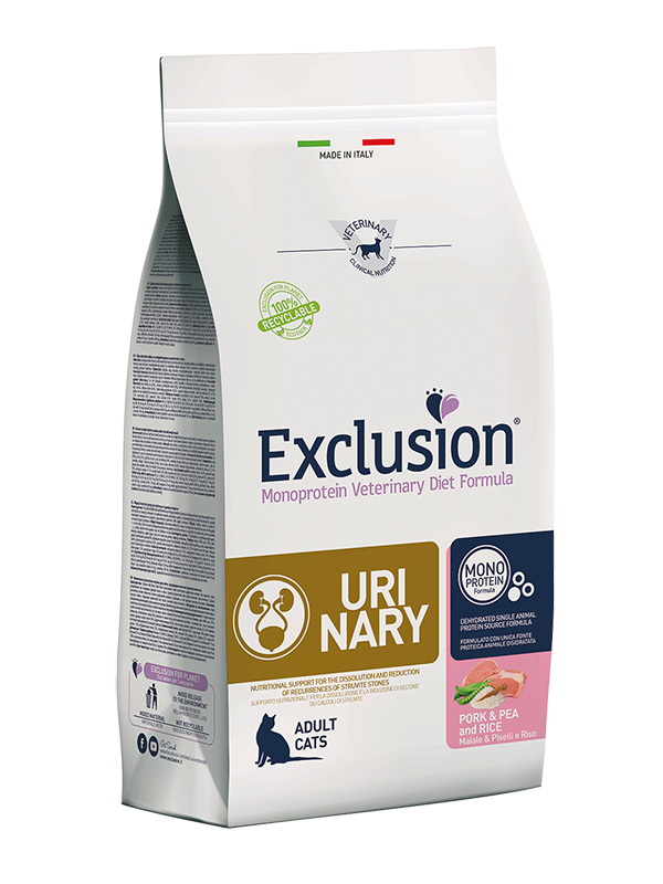 Croccantini Exclusion gatto Urinary 1.5 kg