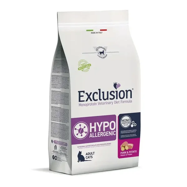 Croccantini Exclusion gatto Hypoallergenic 1.5 kg