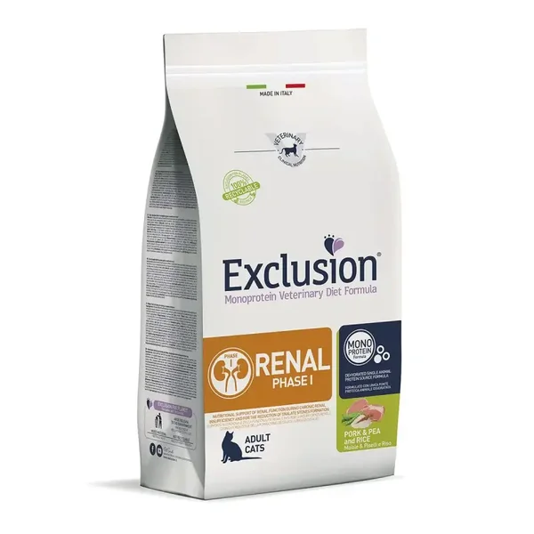 Croccantini Exclusion gatto Renal (fase 1) 1.5 kg