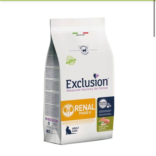 Croccantini Exclusion gatto Renal (fase 2) 1.5 kg