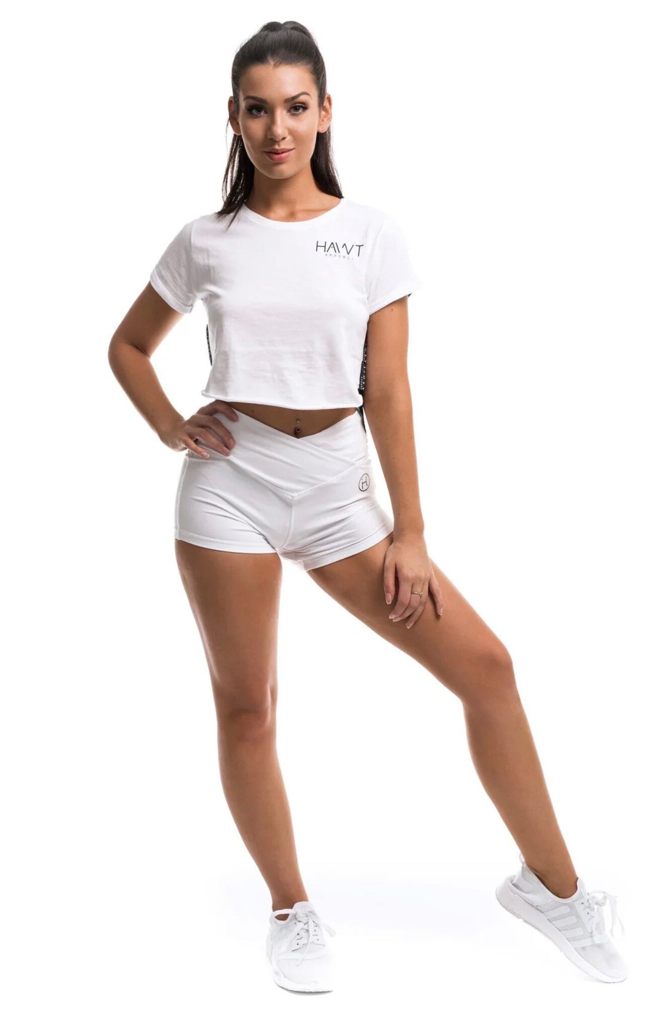HR-HAWT RISE COLLECTION SHORTS - WHITE HAEXOHSW