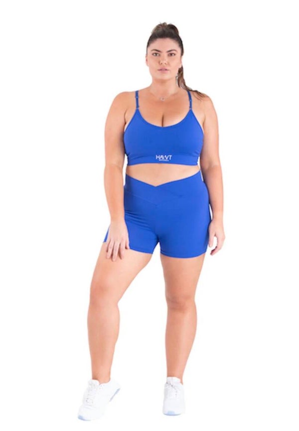 HG-HAWT GLOW COLLECTION BLUE SPORTS BRA  HAWCSB