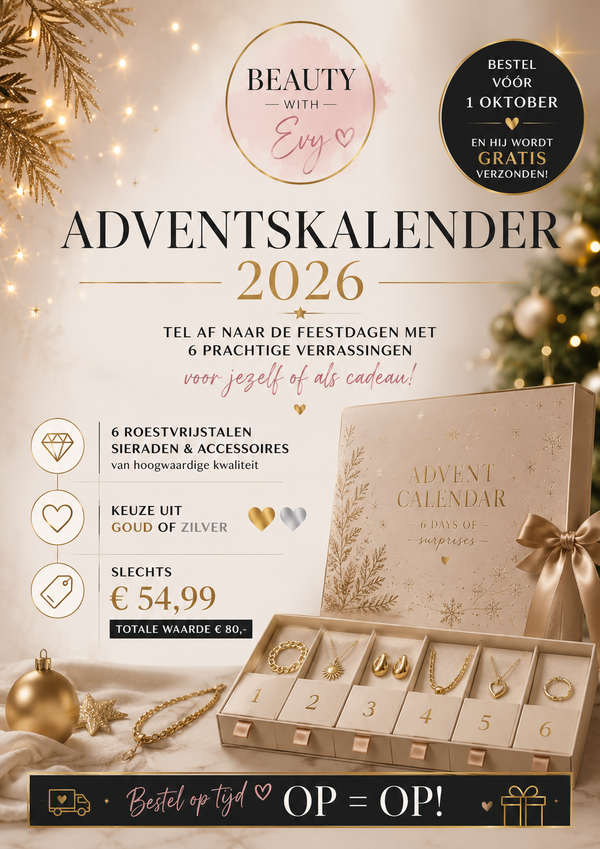Adventskalender 2026 met sieraden