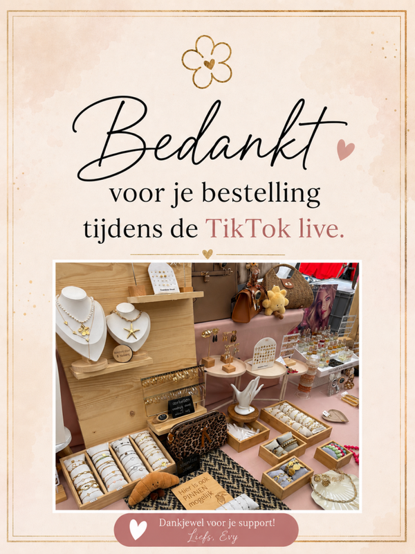 Chantal klaver armband elastiek