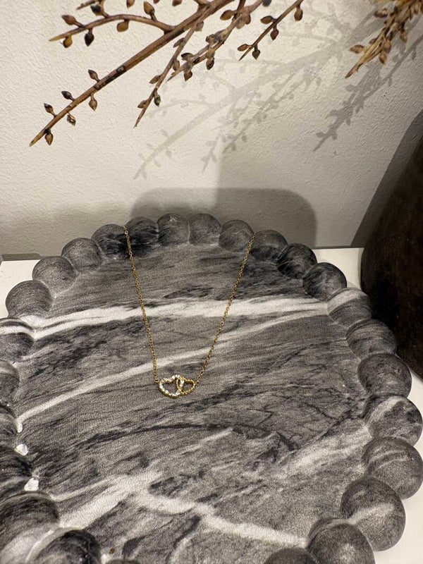Ketting Heart RVS