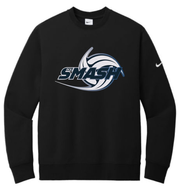 DCV Smash Nike Crewneck Fleece - Custom Last Name on Back