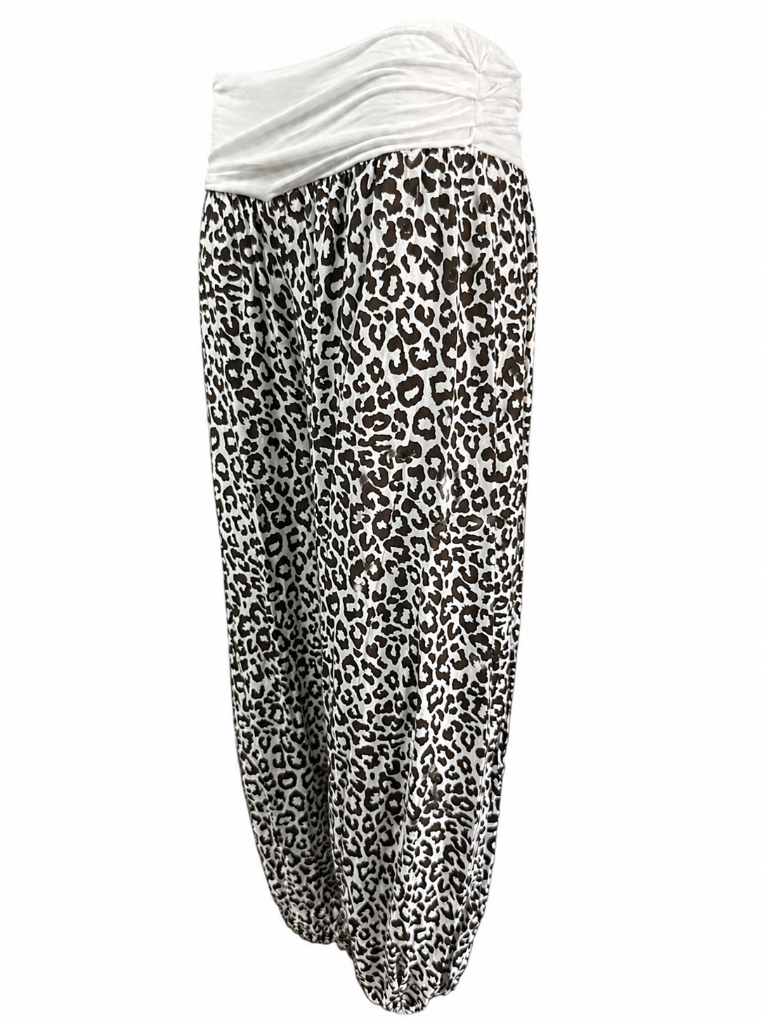 Broek Bella Wit/Bruin