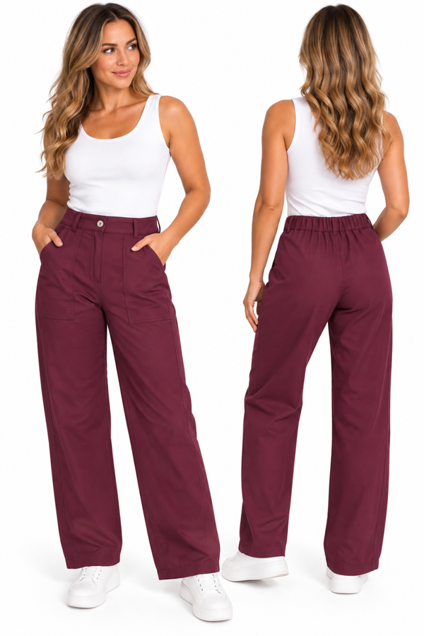 Broek Norah Aubergine