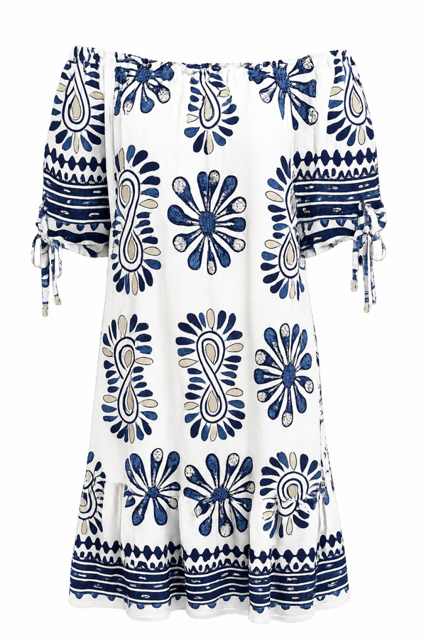 Viscose jurkje Anita Blauw