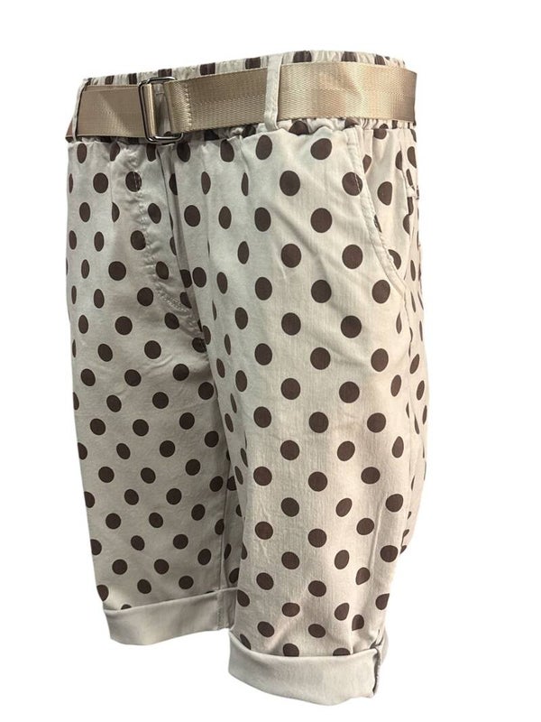 Stip Broek Beige
