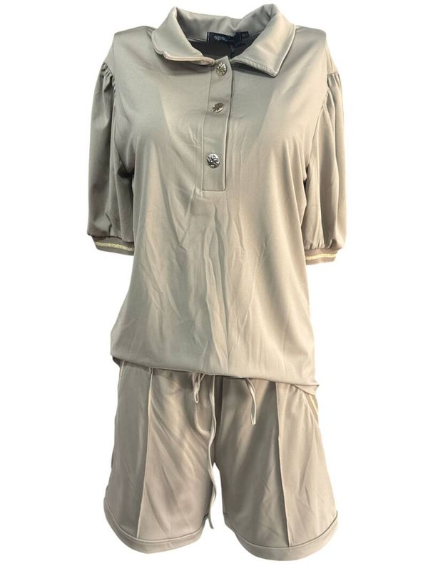 Travel set Isabel Taupe