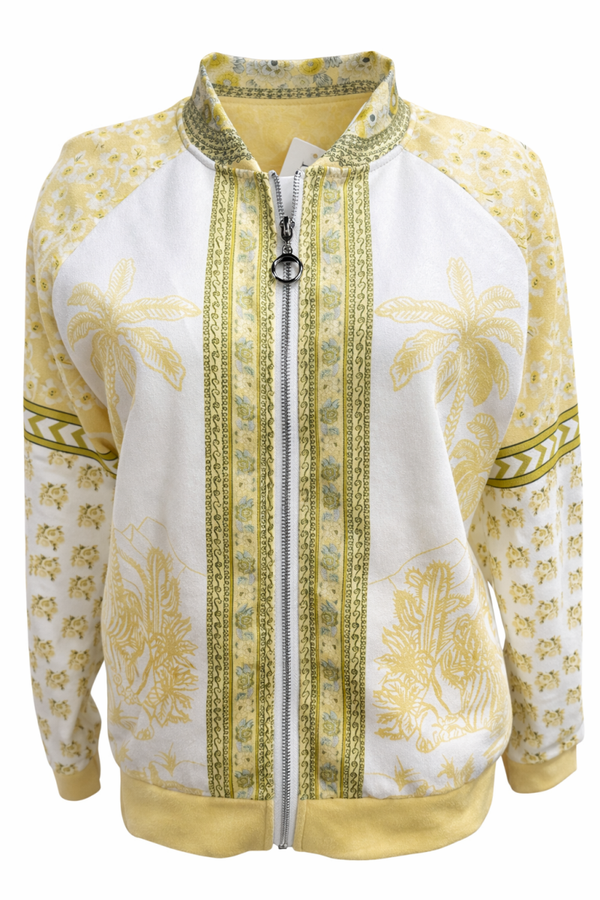 Suedine Jasje Palm Geel