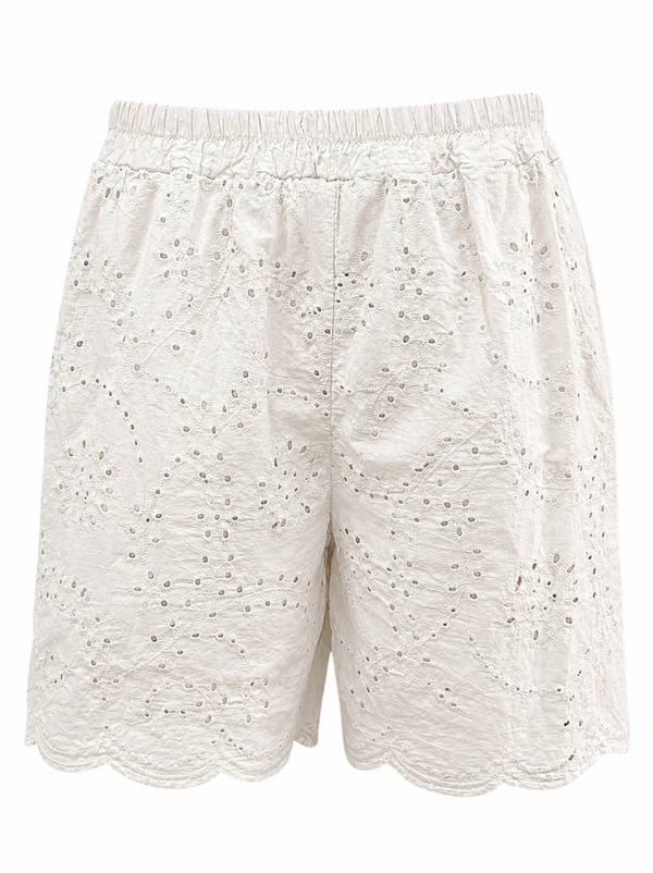 Broekje Broderie Beige