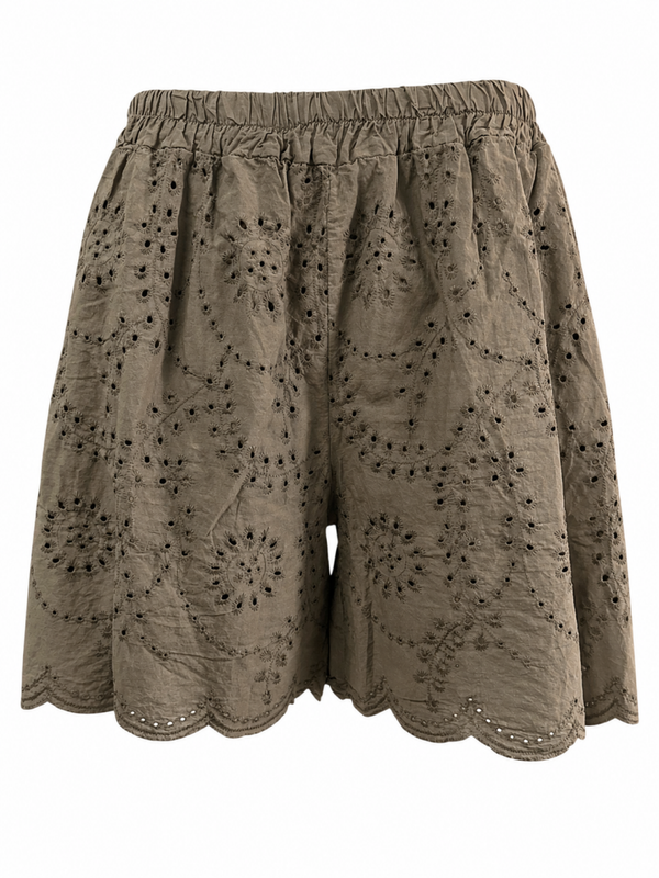 Broderie broekje Bruin