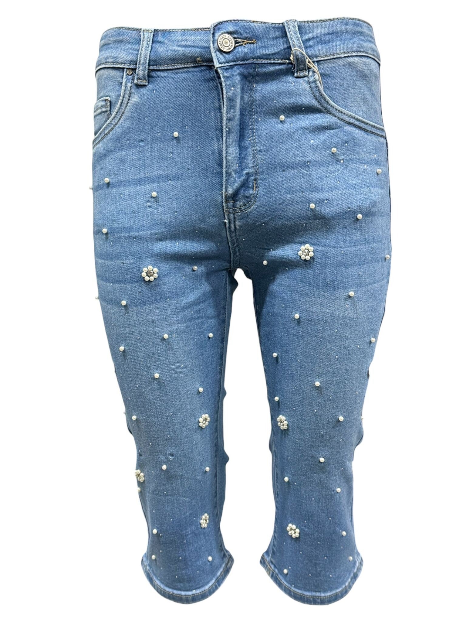 3/4 Spijkerbroek Mona