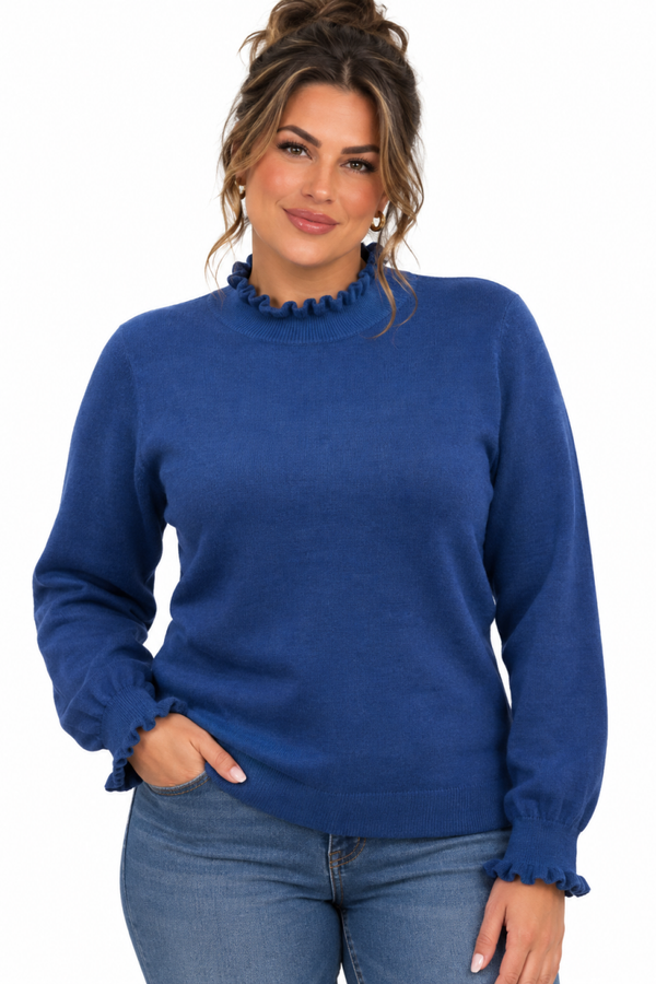 Turtle truitje Jasmine Blauw