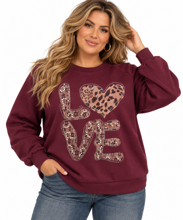 Sweater Love Bordeaux