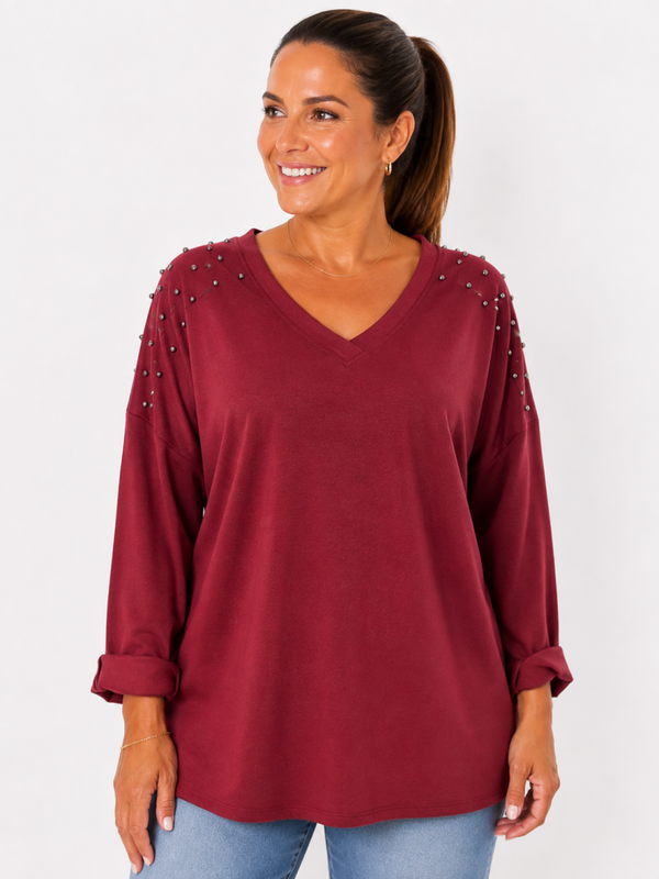 Sweater Dorien Bordeaux