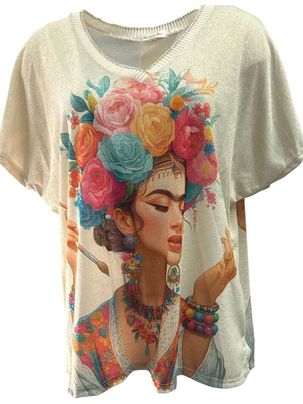 Glitter shirt Frida