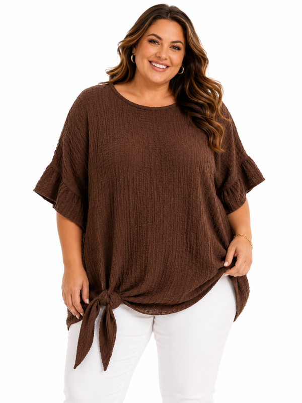 Plus-size shirt Marit Bruin