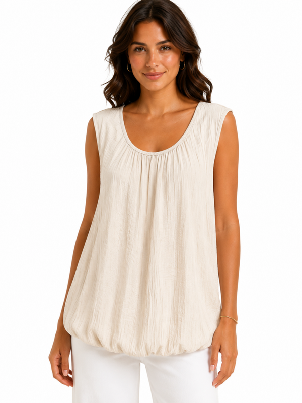 Ballon top Beau Beige