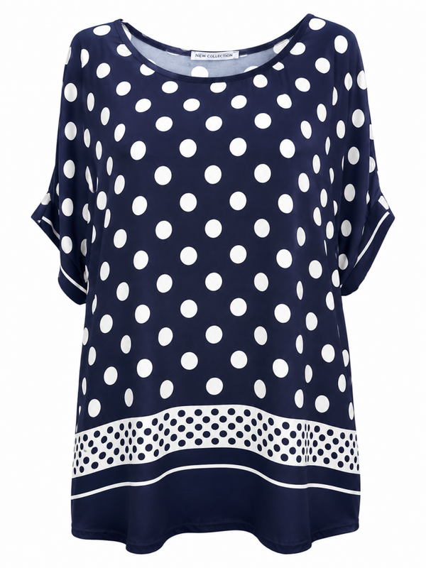 Polka Dot Donkerblauw