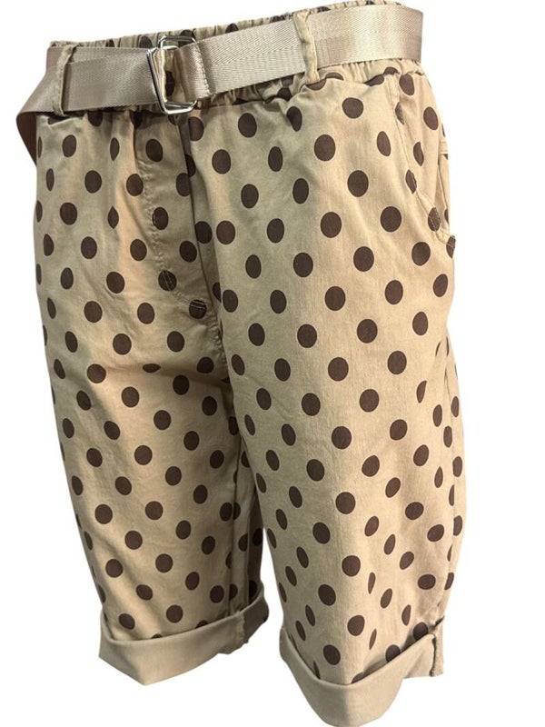 Stip Broek Camel