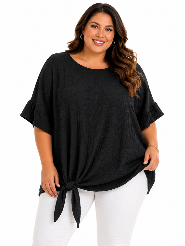Plus-size shirt Marit Zwart