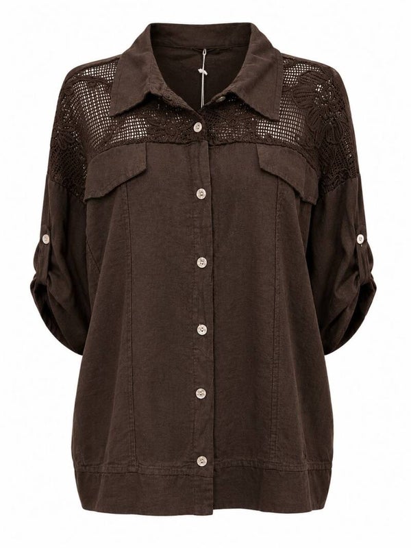 Blouse Bruin Havy