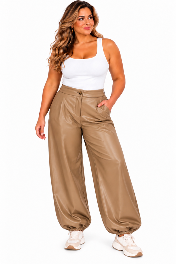 Leatherlook Bianca Camel