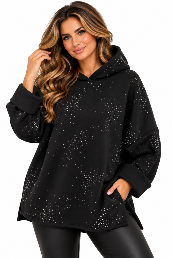 Sweater Glitter Zwart