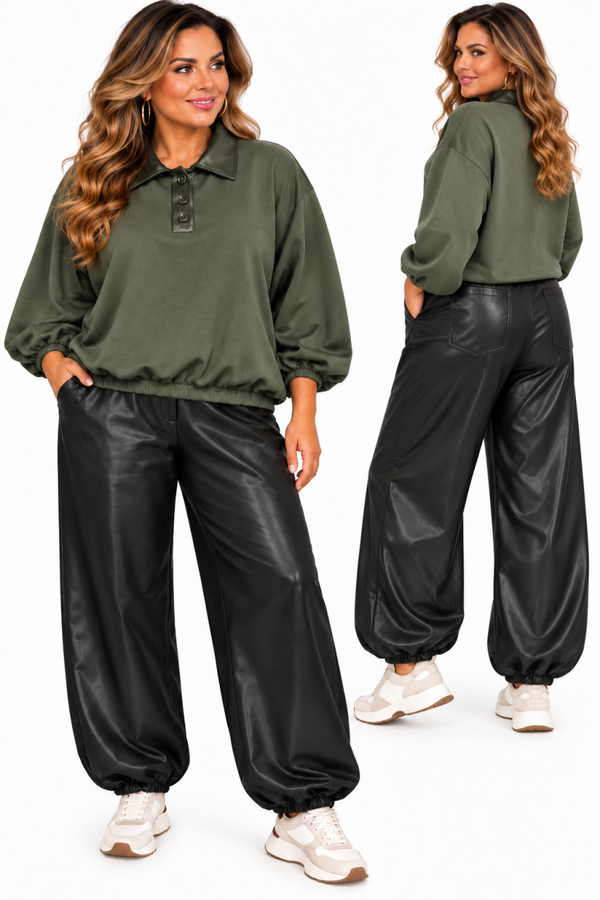 Sweater Lonneke Army