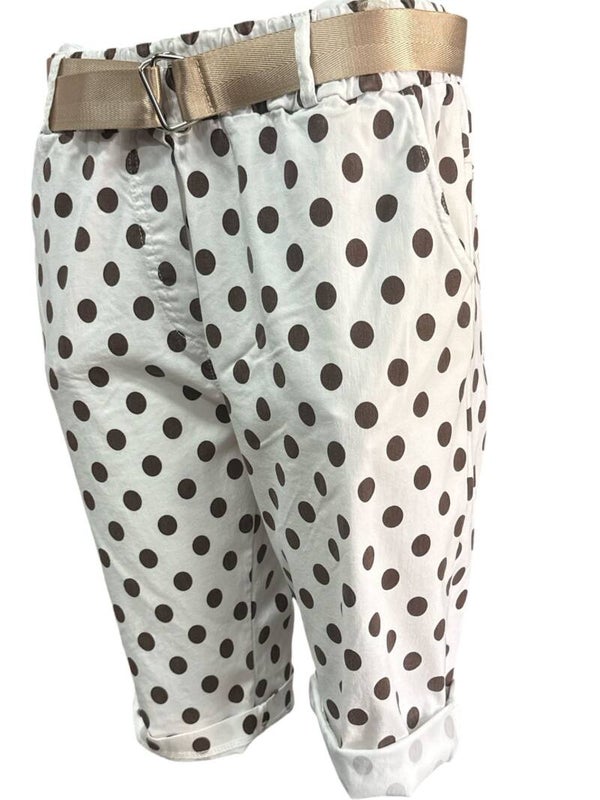 Stip Broek Roomwit
