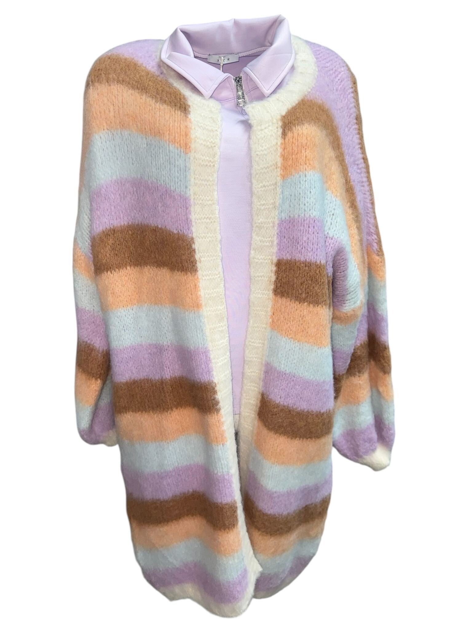 Vest Mexx Peach/Licht blauw /Lila