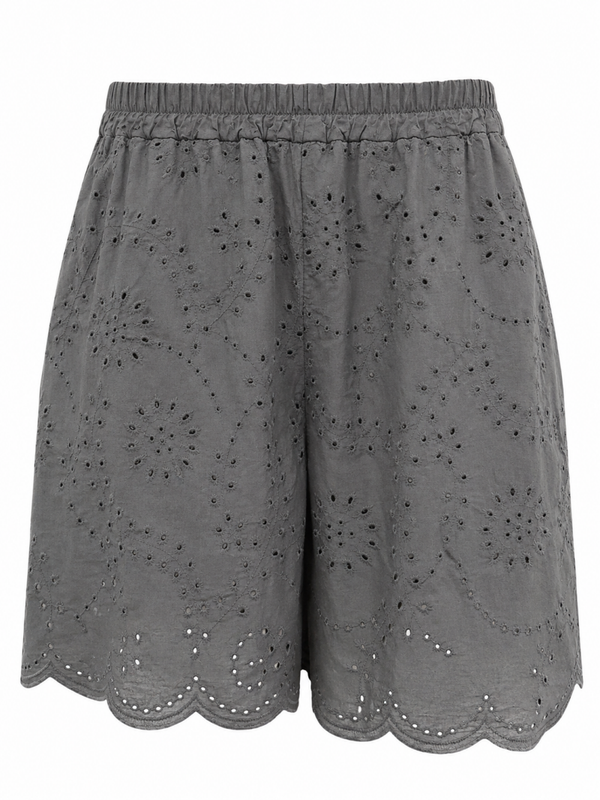 Broderie broekje Zwart