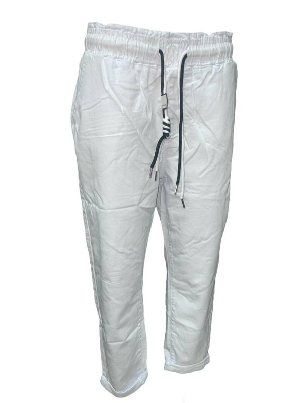 Spijkerbroek Mom jog wit