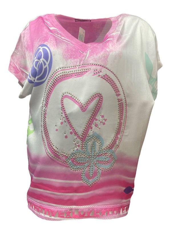 T shirt Cindy roze