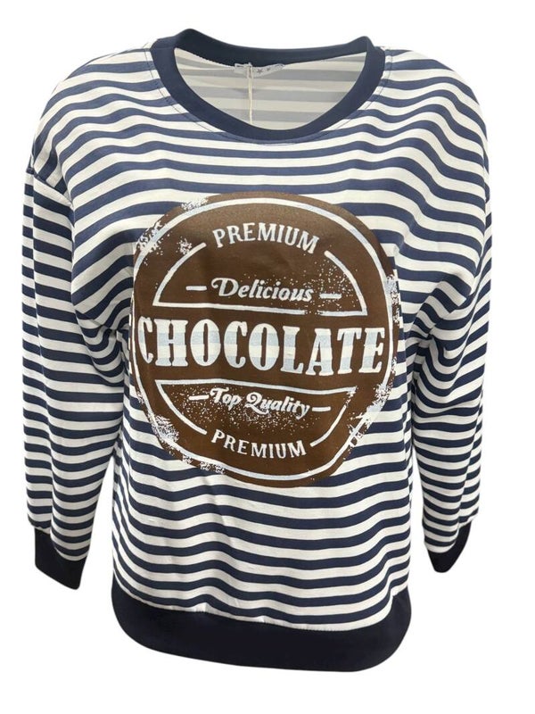 Sweater Choco donkerblauw